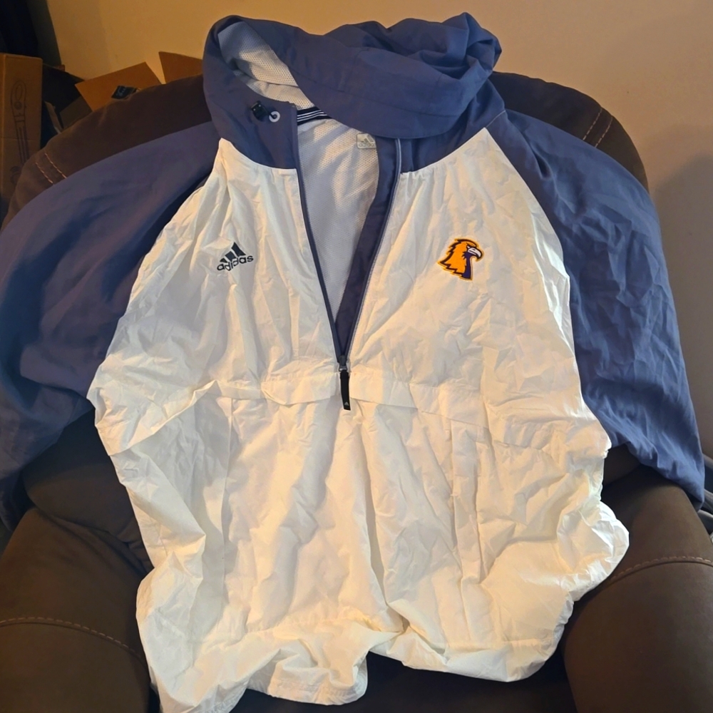 Adidas Tennessee Tech team issued windbreaker hoodie 3XL NCAA
